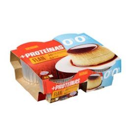 Flan de huevo +Proteínas 0% m.g